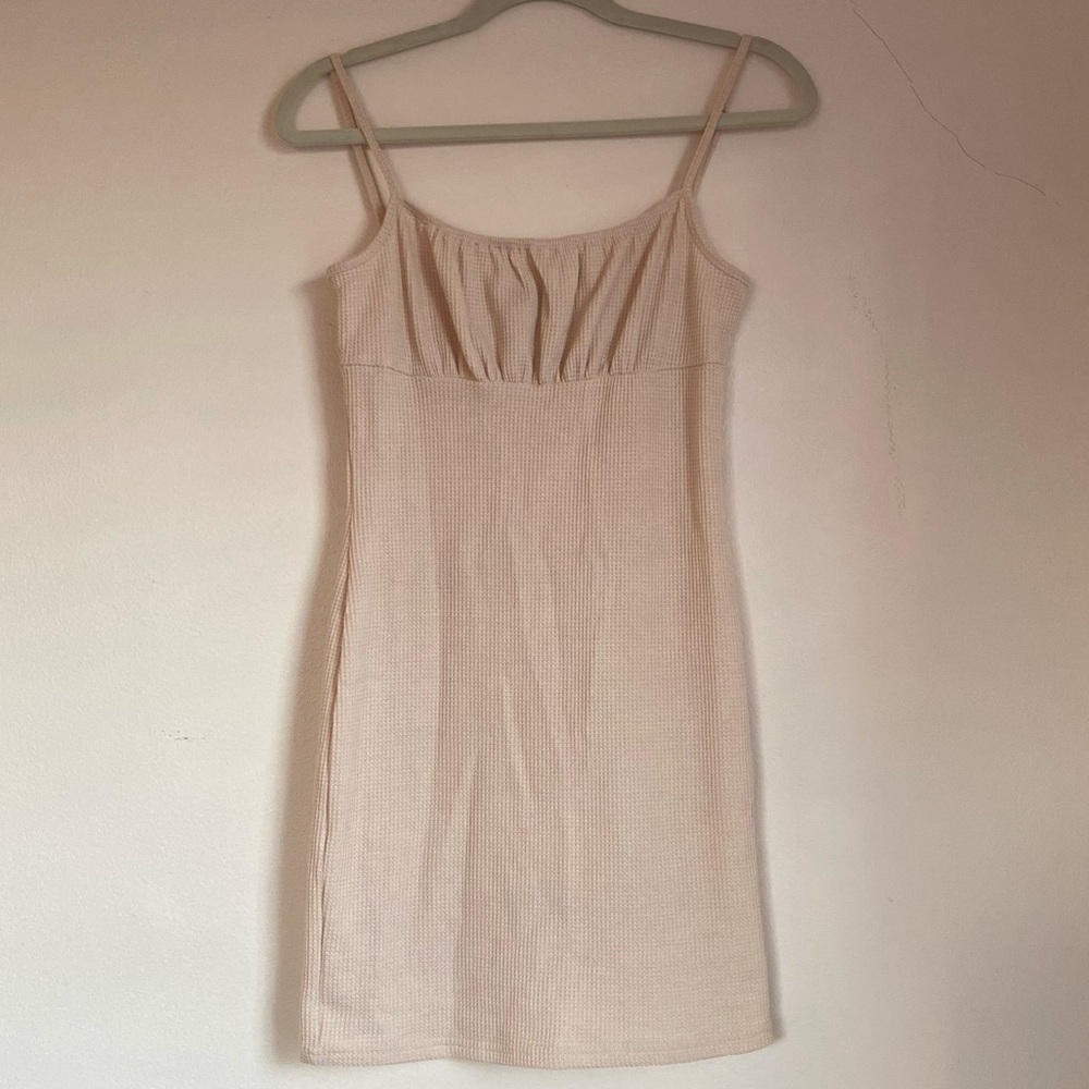 Shein Waffle-Knit Bodycon Dress